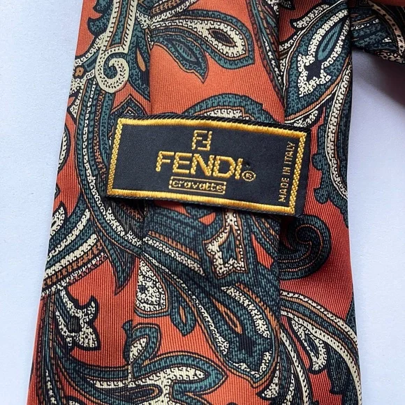 Fendi Men's Silk Tie - Italy